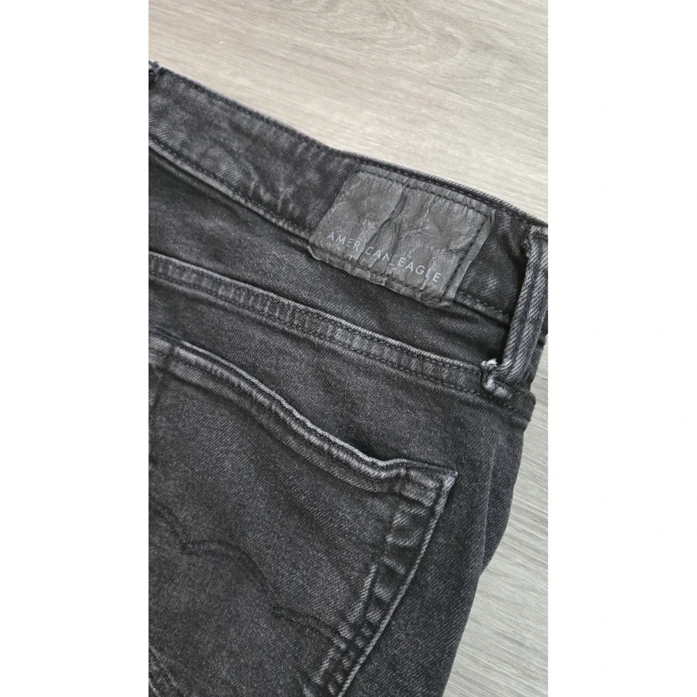 American Eagle Jeans Mens Size 32x34 Black Airflex Plus Stretch Athletic Fit